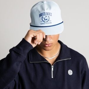 Bruce Bolt Golf Club Snapback Hat Cap Money Preppy Hipster Dad Casual Retro